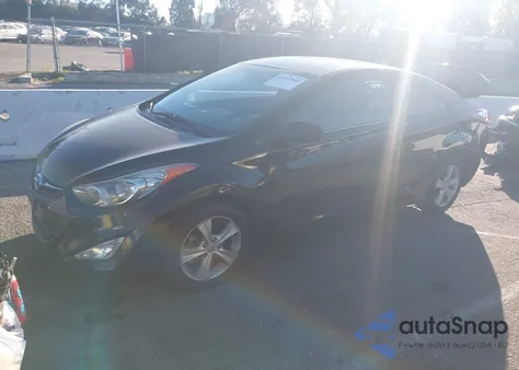 2013 Hyundai Elantra Gs из США, поврежденный, VIN KMHDH6AE5DU007673